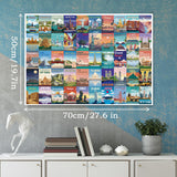 World Landmarks Jigsaw Puzzle 1000 Pieces