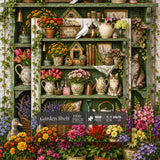 Stilvolles Blumenhunde-Puzzle 1000 Teile