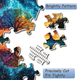 Schwarzes Gold Rosenprozzel Puzzle 1000 Stücke