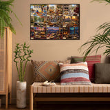 Elegante puzzle con cani con fiori, 1000 pezzi