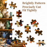 Elegante puzzle con cani con fiori, 1000 pezzi