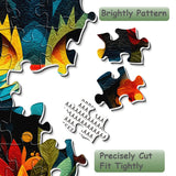Color Bloom Cat Jigsaw Puzzle 1000 Pieces