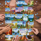 National Park Alphabet Jigsaw Puzzle 1000 Pieces