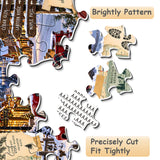 Elegante puzzle con cani con fiori, 1000 pezzi