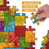 Candy Tetris Jigsaw Puzzle 1000 Pieces