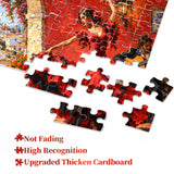 Stilvolles Blumenhunde-Puzzle 1000 Teile