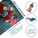 Puzzle élégant de chiens de fleurs 1000 pièces