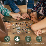 Puzzle per uccelli con piuma di cristallo 1000 pezzi