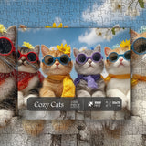 Cozy Cats Jigsaw Puzzle 1000 Pieces