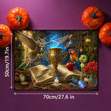 Stilvolles Blumenhunde-Puzzle 1000 Teile