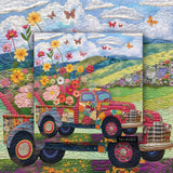 Flats pastoraux Puzzle de puzzle 1000 pièces