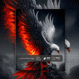 Crimson Flame Eagle Jigsaw Puzzle 1000 Pieces