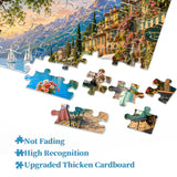 Elegante puzzle con cani con fiori, 1000 pezzi