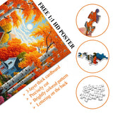 Stilvolles Blumenhunde-Puzzle 1000 Teile
