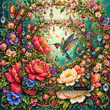 Stilvolles Blumenhunde-Puzzle 1000 Teile