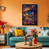 Eye in Bloom Jigsaw Puzzle 1000 Pieces