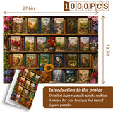 Elegante puzzle con cani con fiori, 1000 pezzi
