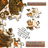 Stilvolles Blumenhunde-Puzzle 1000 Teile