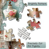 Rompecabezas romántico colorido de 1000 piezas