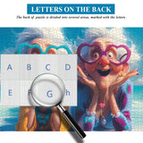 Puzzle Yeux de journaux 1000 pièces