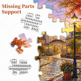 Elegante puzzle con cani con fiori, 1000 pezzi