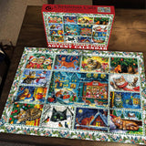 Christmas Cats Jigsaw Puzzle 1000 Pieces