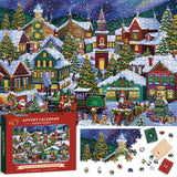 Christmas Joyous Town Jigsaw Puzzle 1000 Pieces