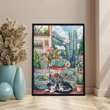 Cat & Cactus Jigsaw Puzzles 1000 Pieces