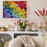 Rainbow Blooms Jigsaw Puzzle 1000 Pieces