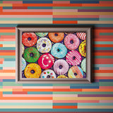 Colorful Donut Jigsaw Puzzle 1000 Pieces