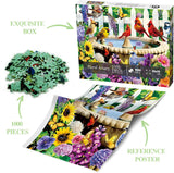 Floral Aviary Jigsaw Puzzle 1000 Pieces