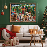 Animal Christmas Party Jigsaw Puzzles 1000 Pieces