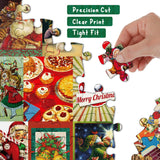 Christmas Vintage Poster Jigsaw Puzzle 1000 Pieces