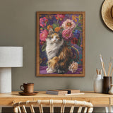 Cat & Flowers Jigsaw Puzzles 1000 Pieces