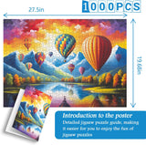 Colorful Hot Air Balloon Jigsaw Puzzle 1000 Pieces