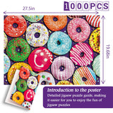 Colorful Donut Jigsaw Puzzle 1000 Pieces