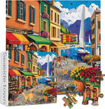 Seaside Town Jigsaw Puzzle 1000 Pieces