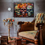 Halloween Flower Skull Jigsaw Puzzle 1000 Pieces