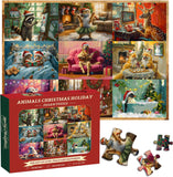 Animal Christmas Holidays Jigsaw Puzzles 1000 Pieces