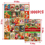 Christmas Vintage Poster Jigsaw Puzzle 1000 Pieces