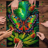 Butterfly in the forest Jigsaw Puzzle 1000 Pieces