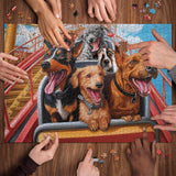 Rollercoaster Dog Jigsaw Puzzle 1000 Pieces