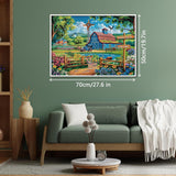 Sunshine Valley Farm Jigsaw Puzzle 1000 Pieces