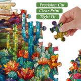 Color Cactus Jigsaw Puzzle 1000 Pieces