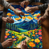 Dream Flower Field Jigsaw Puzzle 1000 Piece