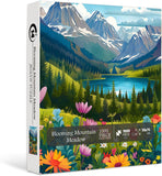 Blooming Mountain Meadow Jigsaw Puzzle 1000 Piece