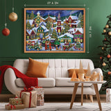 Christmas Joyous Town Jigsaw Puzzle 1000 PCS