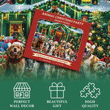 Animal Christmas Party Jigsaw Puzzles 1000 Pieces