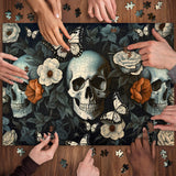 Floral Skull Jigsaw Puzzles 1000 Pieces