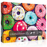 Colorful Donut Jigsaw Puzzle 1000 Pieces